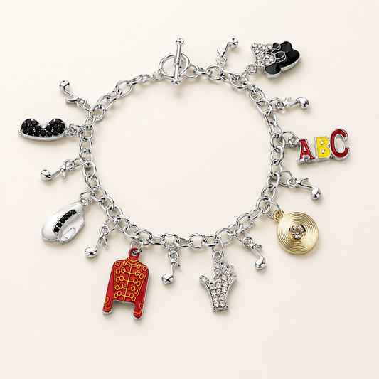 MoonVibe|Pulsera con Charms del Rey del Pop